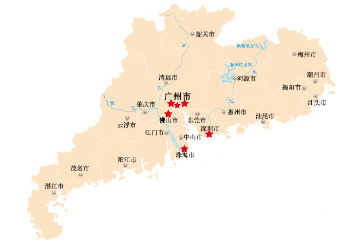 公司广东省地图
